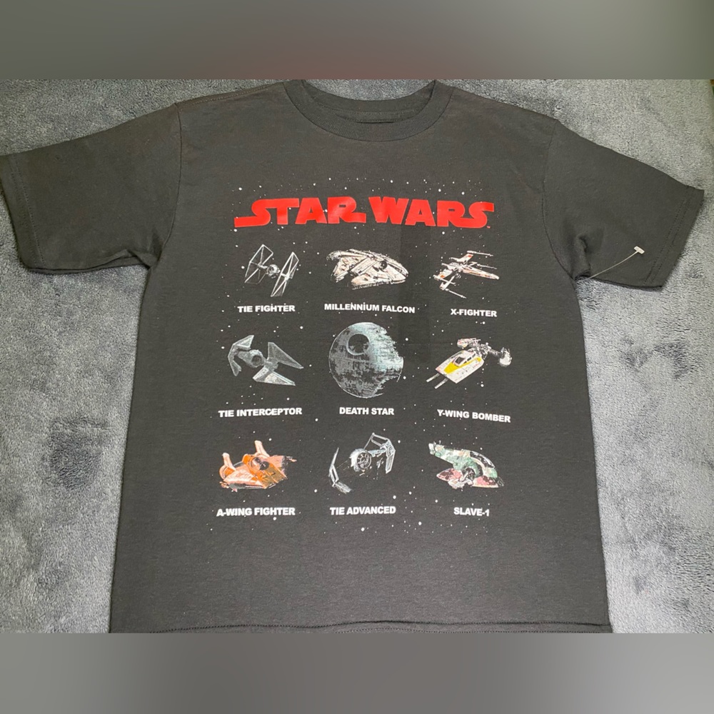 ‼️CLEARANCE‼️ ⛵️ STAR WARS - Starships - Kids T-Shirt - Black